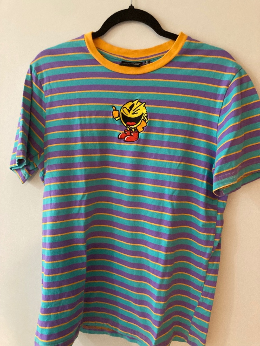 Retro look PAC man tee sz med